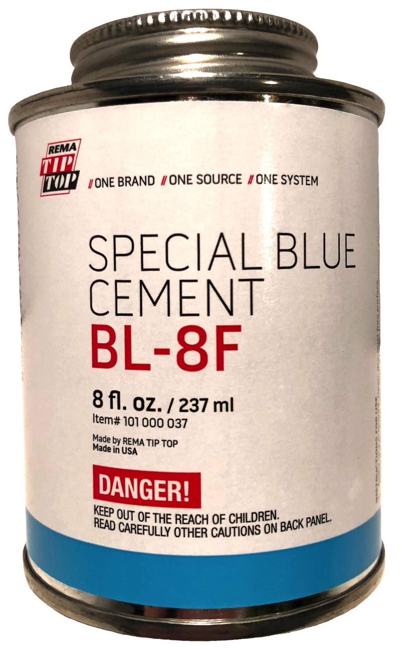 Rema Tip Top Special Blue Cement BL-8F Rubber Bonding Can - (8 fl. oz. / 237 ml) - Image 2